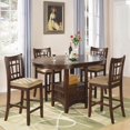 thumbnail image 3 of Coaster Home Furnishings Lavon 24 Inch Hardwood Bar Stool, Tan & Brown (Pair), 3 of 4