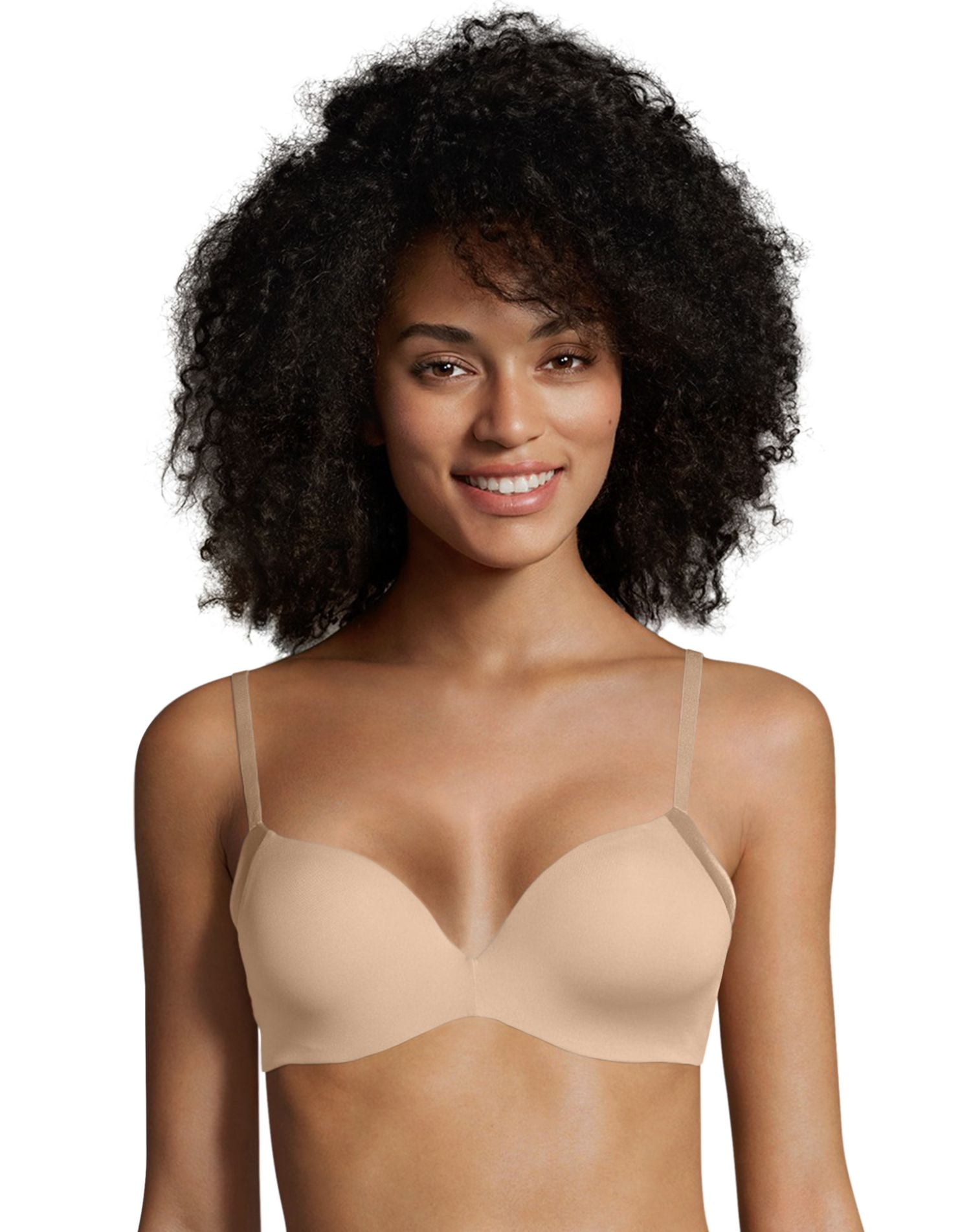 Maidenform Womens Smooth Finish Push Up Underwire Bra, 38DD, Paris