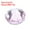 Pink 2mm, variant on Uxcell 2880 Pcs Hotfix Rhinestones Flatback Crystal Glass Gems SS10 2.9mm Pink