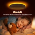 thumbnail image 2 of TGHTBA-1PACK Flush Mount Ceiling Light Fixtures with Night Light - 3000K-4000K-6500K Flat led Lights for Room Ceiling,Ultra Thin Round White Ceiling Lights for Living Room,Bedroom,Kitchen,Bathroom,Ha, 2 of 3