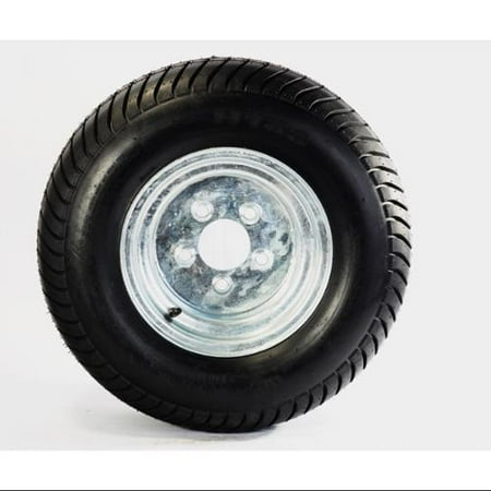 4 Lug Galvanized Wheel - Trailer Tire On Rim 20.5X8-10 205/65-10 20.5X8.0-10 5 Lug E Wheel Galvanized