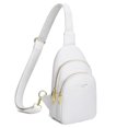 thumbnail image 1 of Bolso bandolera INICAT de piel, bolso de pecho, blanco, 1 of 7