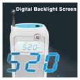 thumbnail image 4 of 2pcs PR12 AM FM Mini Handheld Radio Portable Pocket Radio Receiver With MP3 Player Support Micro USB Card For Walking ,Easy to Use, 4 of 6