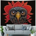 thumbnail image 4 of Orinice Flower Tapestry Wall Hanging Unique Style Graphic Tapestries for Home Wall Decor Living Room Bedroom Dorm Apartment Farmhouse 50x40inch, 4 of 6