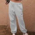 thumbnail image 5 of Womens Joggers Pants with Pockets Casual Sweatpants Lightweight Workout Travel Casual Golf Hiking Pants for Women Gray S, 5 of 7