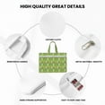 thumbnail image 5 of Honeii Cartoon Duck Print Canvas Tote Bag with Compartments Laptop Tote Bag Large Tote Bag, 5 of 8