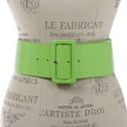 thumbnail image 2 of Ladies High Waist Patent Leather Wide Fashion Square Belt, 2 of 2
