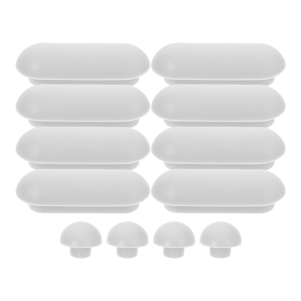 NUOLUX 12Ud Cojines Protectores De Goma Para Con Amortiguador Y Antideslizante Gris Universal