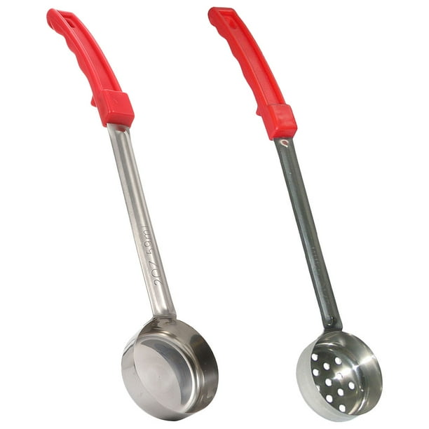 GOOHOCHY Cuchara de control de porciones de alimentos, cucharón de salsa de cocina, cucharón para servir salsa de Pizza para el hogar (2 onzas)