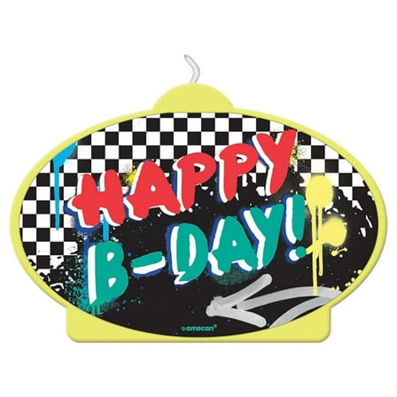 Amscan 170781 Skater Party Birthday Candle