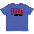 thumbnail image 3 of Inktastic Best Dads Have Mustaches Youth T-Shirt, 3 of 5