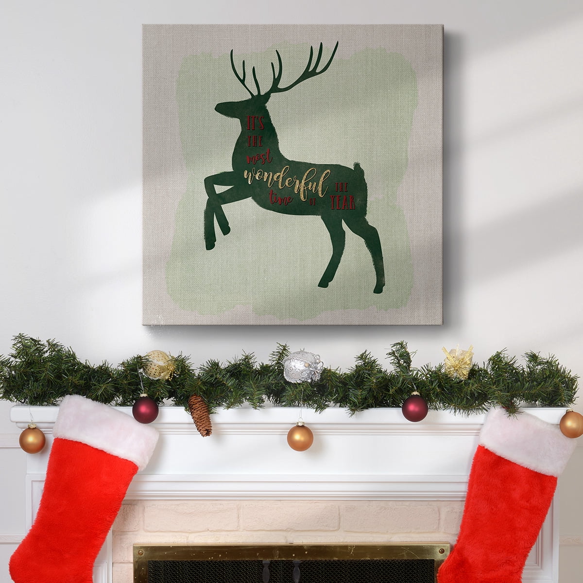Reindeer Run- Gallery Wrapped Canvas