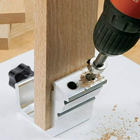 

Khall Aluminum Alloy Pocket Hole Fixture Kit Woodworking Oblique Hole Locator Positioner Drilling Tool Woodworking Accessories Hole Locator