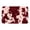 Red, variant on HCBY Bathroom Mat, 15.7x23.6in Cow Print Farmhouse Rug, Soft Absorbent Non-Slip Shaggy Mat, Machine Washable Floor Rug for Entryway Laundry