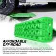 thumbnail image 2 of X-BULL Traction Track Traction Boards Kits Recovery Track 2PCS Sand Mud Snow Track Tire Ladder 4WD with Bag+Hardware Green 3.0, 2 of 14