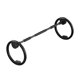 thumbnail image 4 of Aro de fitness, ejercitador ergonómico multifuncional portátil para hombres y mujeres, Negro, 4 of 9