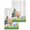 Gray, variant on Easter Bunny Kitchen Dish Towels for Drying Dishes Set of 2, Colorful Eggs Spring Grass Flowers Grey Wooden Waffle Weave Microfiber Hand Tea Bathroom Towels Quick Dry & Absorbent Towel 15.7x23.6
