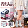thumbnail image 3 of KinKnit Fuzzy Socks for Women, Soft Comfy Cozy Fluffy Thick Winter Warm Fleece Slipper Socks, Valentines Day Gifts for Women, 3 of 14