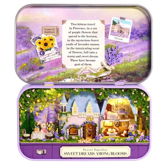 Kit de Casa de Muñecas de Madera MAGQOO Sweet Dream 8.4x2.6x14 cm