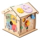 thumbnail image 2 of Montessori Busy Board Casa de madera Juguete Sensorial Habilidad fina Clasificador de madera Juguete Centro de actividades de madera Juguetes, 2 of 9