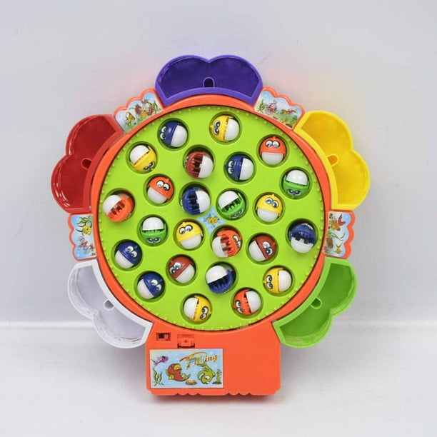 Heily Electric Musical Toy Fishing Game Fishing Toy Kid's Game With Magnet Fish Toys For Kids Role Play Play Fun