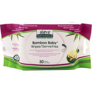 BAMBOO TRAVEL WIPES 30CT