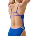 thumbnail image 4 of Speedo Women's Solid Tri Back Competitive One Piece Thin Strap Swimsuit  - Lagoon Blue / Celeste, 24, 4 of 4