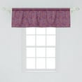thumbnail image 2 of Ambesonne Purple Hippie Valance Pack of 2, Traditional Paisley, 54"X18", Purple and Multicolor, 2 of 2