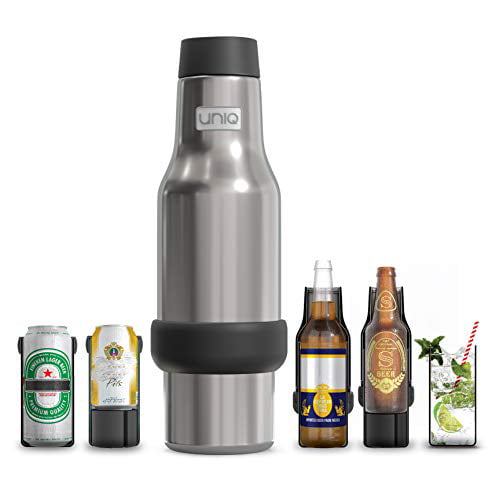 12oz Stainless Steel Beer Bottle Insulated Keeper Soda Beer Cooler Holder Opener 