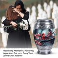 thumbnail image 3 of Lilly Flower Urn For Human Ashes Adult Men & Women, Large Human Ashes Urns 10 Inch, Unique Urns For Human Ashes, Urns For Human Ashes Adult Male Dad, Funeral Ashes Urn, Decorative Urns For Human Ashes, 3 of 5