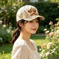 thumbnail image 4 of LEFXSMR Baseball Cap, High Cow Themed Adjustable Hat for Women, Floral Sun Hats for Outdoor Activities & Daily Wear, 4 of 7