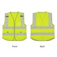 thumbnail image 3 of Chaleco reflectante de seguridad Traje de trabajo de saneamiento de alta visibilidad Bolsillo múltiple, 3 of 6