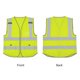 thumbnail image 2 of Chaleco reflectante de seguridad Traje de trabajo de saneamiento de alta visibilidad Bolsillo múltiple, 2 of 6