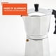 thumbnail image 3 of Cafetera con estufa IMUSA 12 tazas de aluminio fundido, 3 of 8