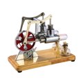 thumbnail image 1 of Yeacher Double Cylinder Mini Hot Air Stirling Engine Motor Model Colorful LED Electricity Power Generator Educational Science Kit for Kids Children, 1 of 8