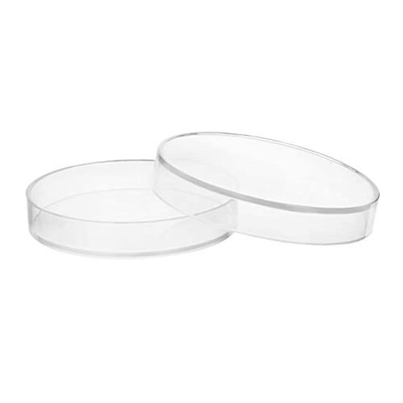 Plastic Petri Dish with Lid - 5" Diameter, 0.75" Depth - Molded in Polypropylene - Reusable, Autoclavable - Translucent - Eisco Labs