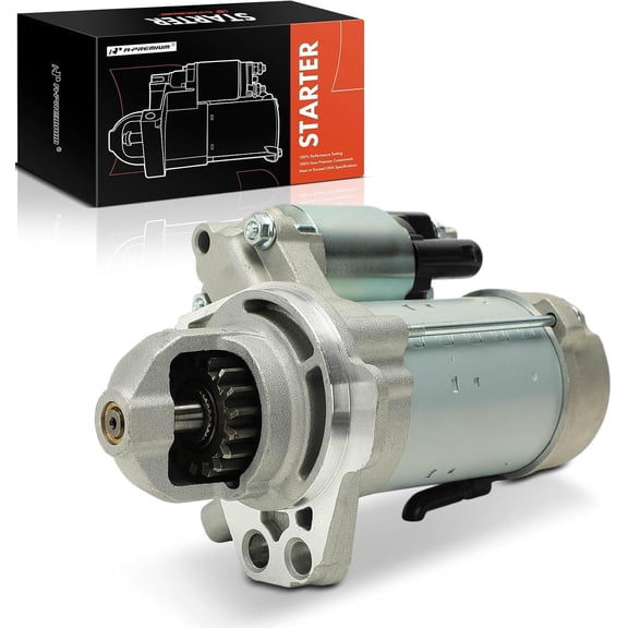 A-Premium Starter Motor Compatible with GMC Acadia 2017-2019 & Chevrolet Camaro 2016-2023, 3.6L, 12V 1.7KW 17-Tooth Clockwise