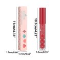 thumbnail image 3 of Matte Lip Gloss, Non Fading Lip Gloss, Long Lasting Non Sticky Lip Gloss for All Skin Types, Soft Smooth Matte Finish Makeup, 3 of 5