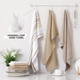 thumbnail image 3 of Simmore 18x28 Cotton Kitchen Towels 12-Pack, Soft Absorbent Dish Cloths for Washing Dishes Multipurpose Dish Towels Set for Kitchen with Hanging Loop, Khaki, 3 of 9
