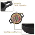 thumbnail image 3 of Cast Iron Frying Pan, Pre-ed Cast Iron Skillet Bac Pot Skillet Safe, 3 of 3