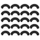 thumbnail image 1 of ColoMX 20pcs titulares de mancuernas Protección Pads Home Gym Fitness Fuentes (Negro), 1 of 7