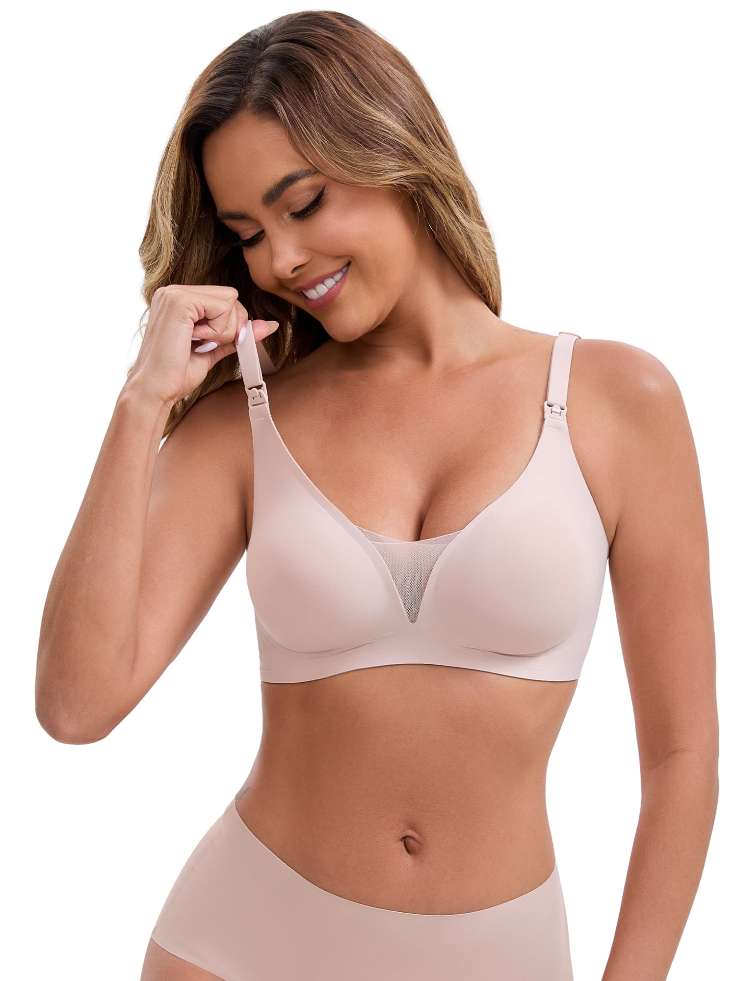 DARING DIVA Women's Adjustable Bras XL Beige