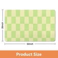 thumbnail image 5 of Checkered Bath Rugs - Soft, Absorbent, Non-Slip - Machine Washable | Ideal For Shower, Sink, Tub | Cute Small Indoor Doormat | 20x32 inches, 5 of 5