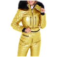 thumbnail image 6 of MHFRRA Snowboard Jacket Women Women Fashion Casual Thick Hot Snowboard Skisuit Outdoor Sports Zipper Ski Suit XL, 6 of 8