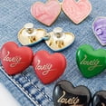 thumbnail image 2 of Heart Fit Fixer for Jeans Heart Button Pins for Loose Jeans No Sew Pants Button, 2 of 8
