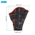 thumbnail image 2 of Uxcell Webbed Swimming Aquatic Gloves Printing Water Resistance Training Gloves Dark Gray, S, 2 of 6