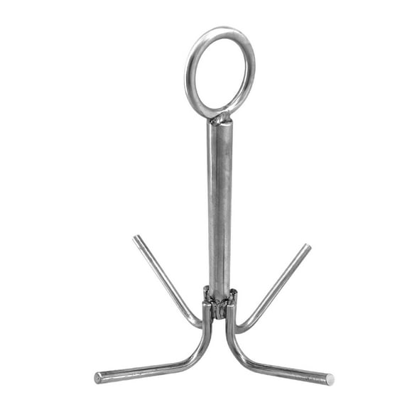 Colaxi Grappling Hook 4 Claw Anchor Rustproof Marine Boat Yacht Hardware Stainless Steel Hook, Boat Anchor for Survival Outdoor