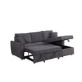 thumbnail image 5 of Cosmic Homes Aria Sleeper Sofa Bed, Inflatable, Modern, 100% Polyester, Cushions Included, Grey, 5 of 5
