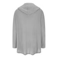 thumbnail image 6 of BLCHUNen Sweaters for Women Ribbed Knitted Hooded Button down Long Sleeve Casual Fashion Fall Going out Tops, 6 of 7