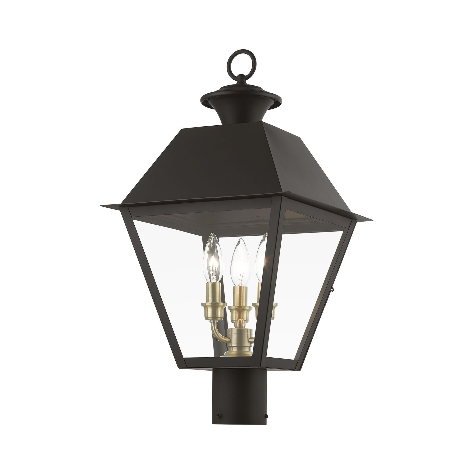 Livex Lighting - Wentworth - 3 Light Large Outdoor Post Top Lantern In Classic